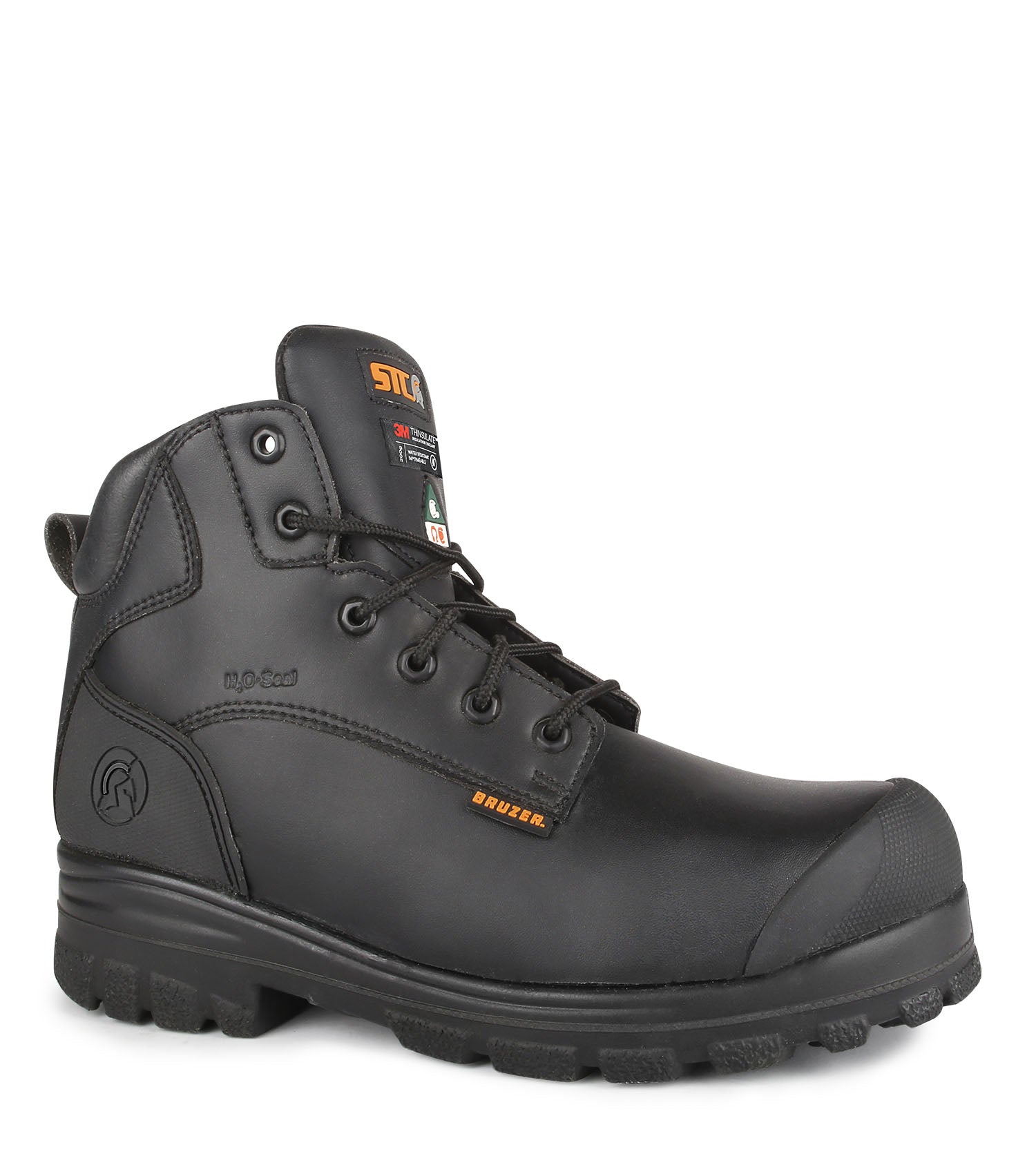 Trump, Black | 6” Vegan Microfiber Work Boots