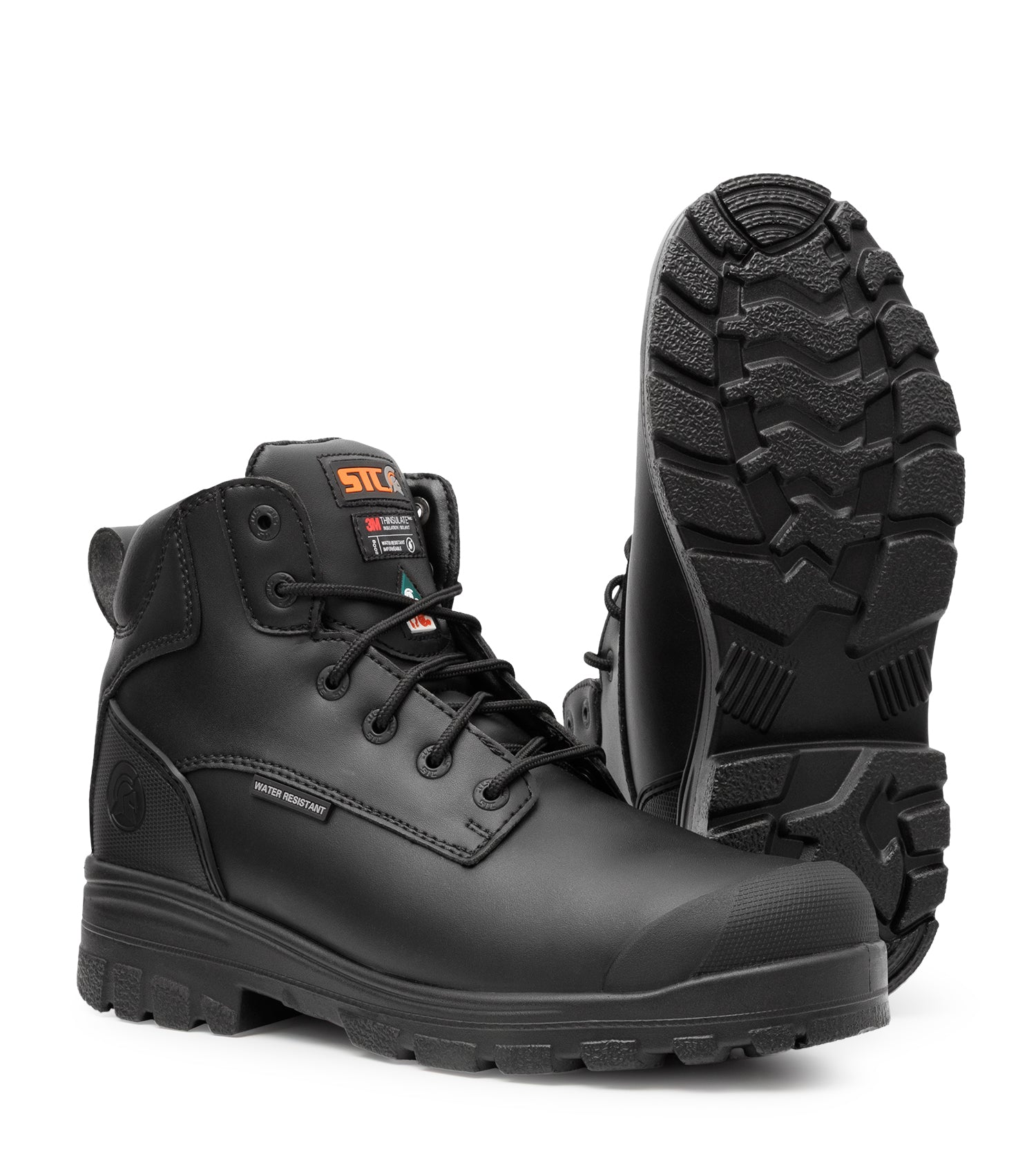 Trump, Black | 6” Vegan Microfiber Work Boots