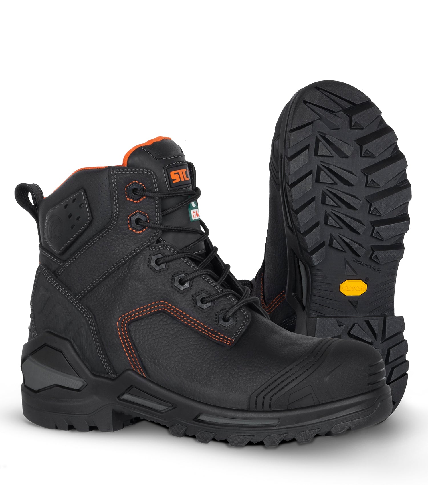 Blade6, Black | 6” Waterproof Leather Work Boots | Vibram Megarip Pro Blade6, Black | 6” Waterproof Leather Work Boots | Vibram Megarip Pro