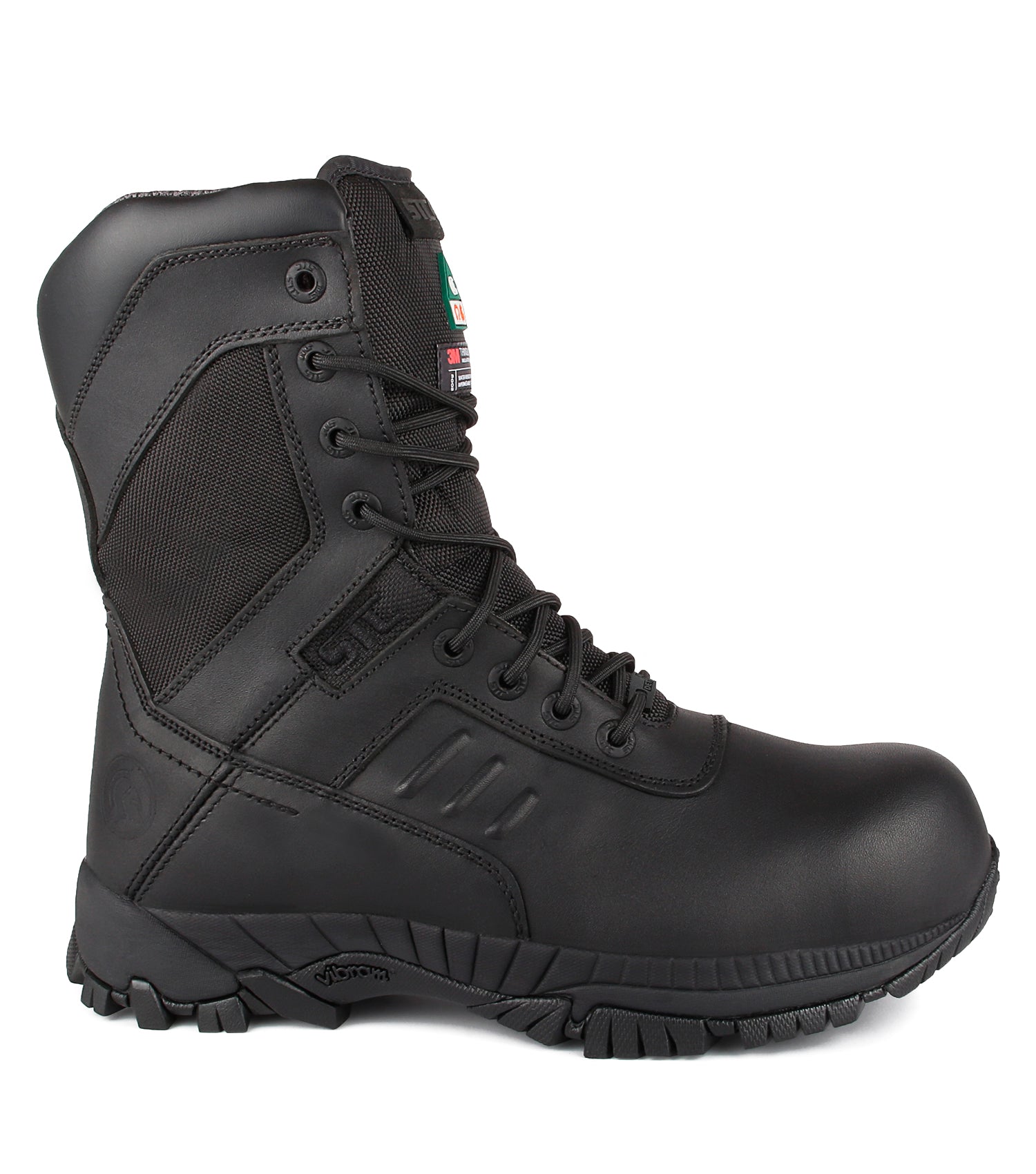Tactik, Black | 8" Waterproof CSA Tactical Boots | Vibram TC4+