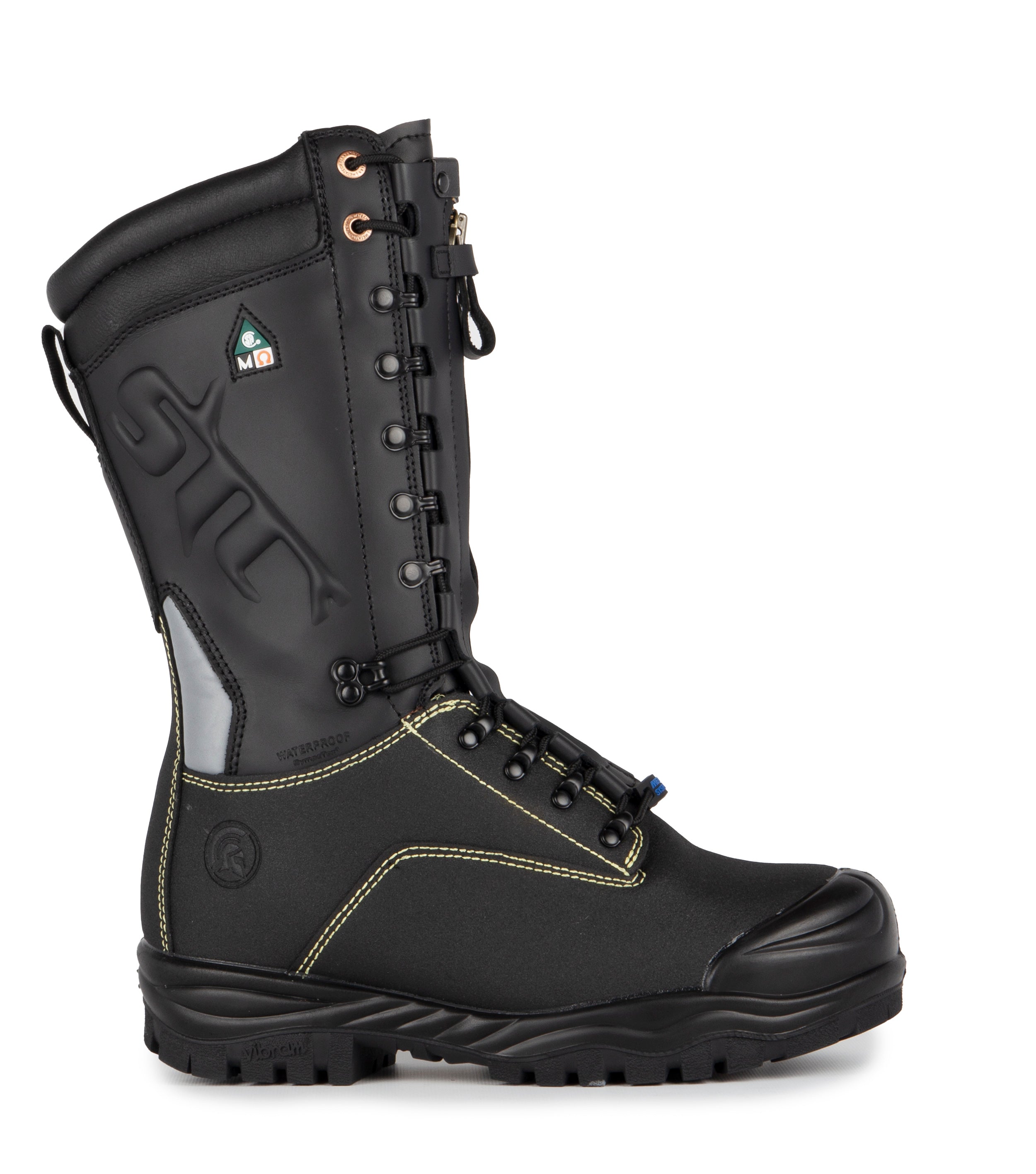 Granite, Black | 14'' Mining Boots | Flexible Metguard