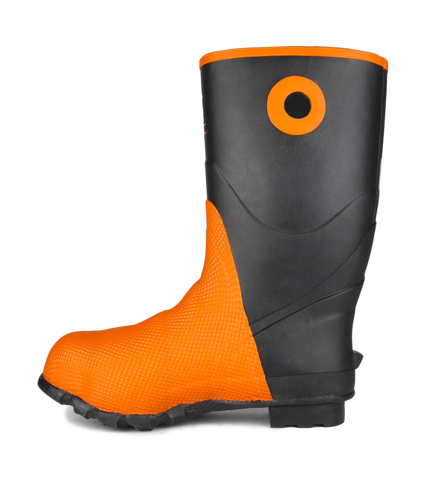 Geo II, Noir et Orange| Bottes travail 14'' |Protection métatarsienne
