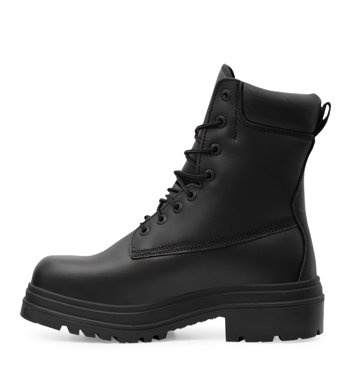 Alertz, Black | 8" Waterproof Leather Work Boots | Vibram TC4+