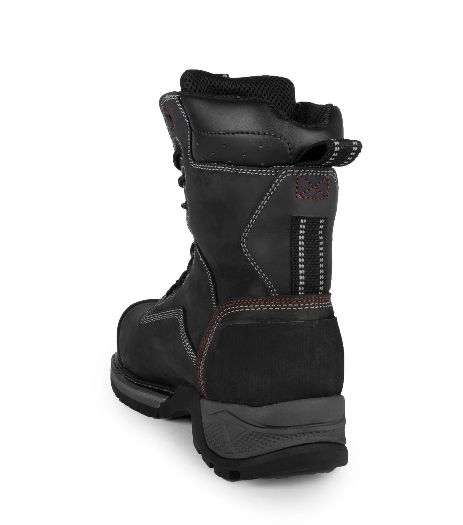 STC Rebel, Black | 8” Leather Work Boots | Waterproof Membrane