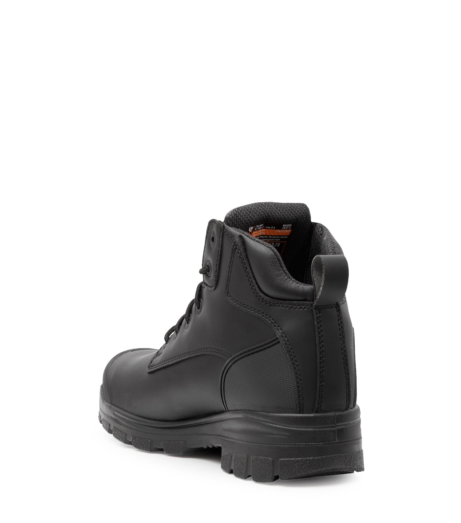Trump, Black | 6” Vegan Microfiber Work Boots