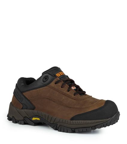Bruce, Black | Athletic Leather Work Shoes | Vibram TC4+ Outsole