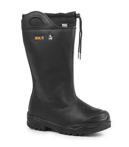 Geo II, Black & Orange | 14'' Rubber Work Boots | Metguard Protection