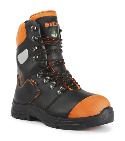 Hardrock, Black | 10" Leather Work Boots | Internal Metguard