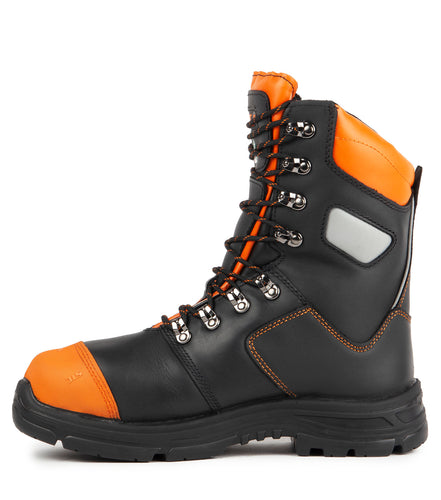 Battler, Orange | 8" Lumberjack Chainsaw Safety Work Boots