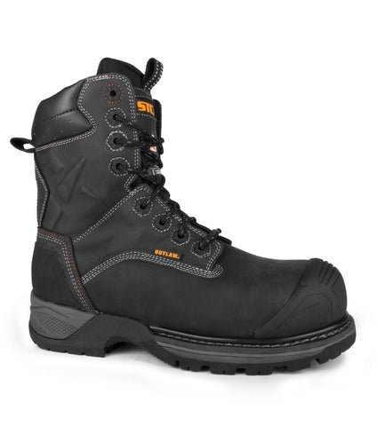 Barrier, Black | 8" Work Boots metal free