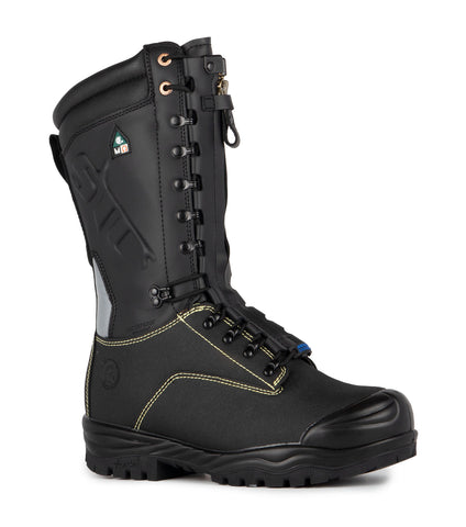 Alloy, Black | 8'' Work Boots with External Metguard | Vibram TC4+