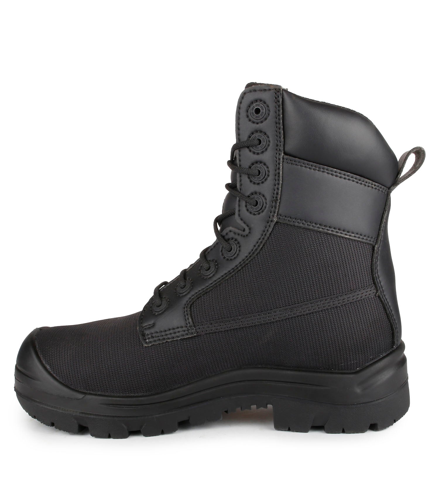 Shire, Black | 8" Vegan Waterproof Work Boots | Vibram TC4+