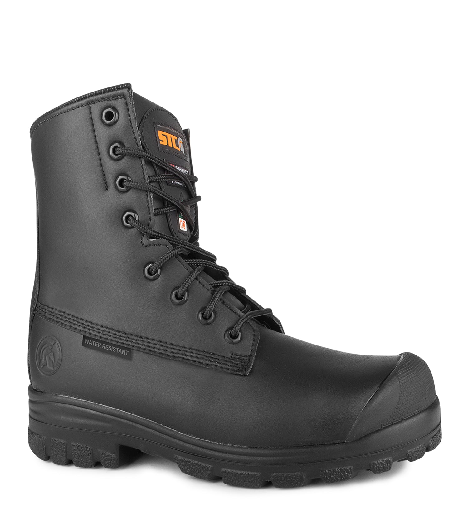 Keep, Black | 8” Vegan Microfiber Work Boots | 200 g Thinsulate Insulation