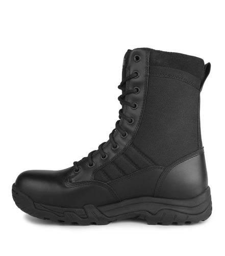 10-4, Black | 8" Lightweight Tactical Leather & Ballistic Nylon Boots