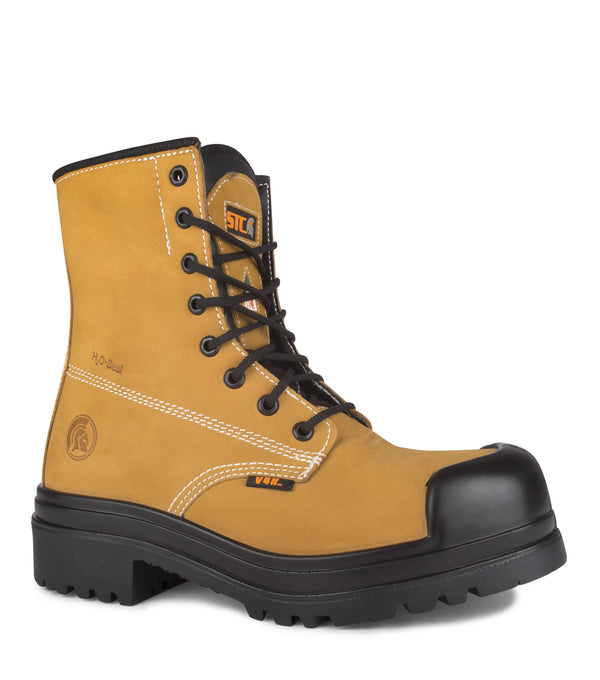 Dawson, Tan | Bottes de travail 8'' en nubuck | Semelle Vibram TC4+