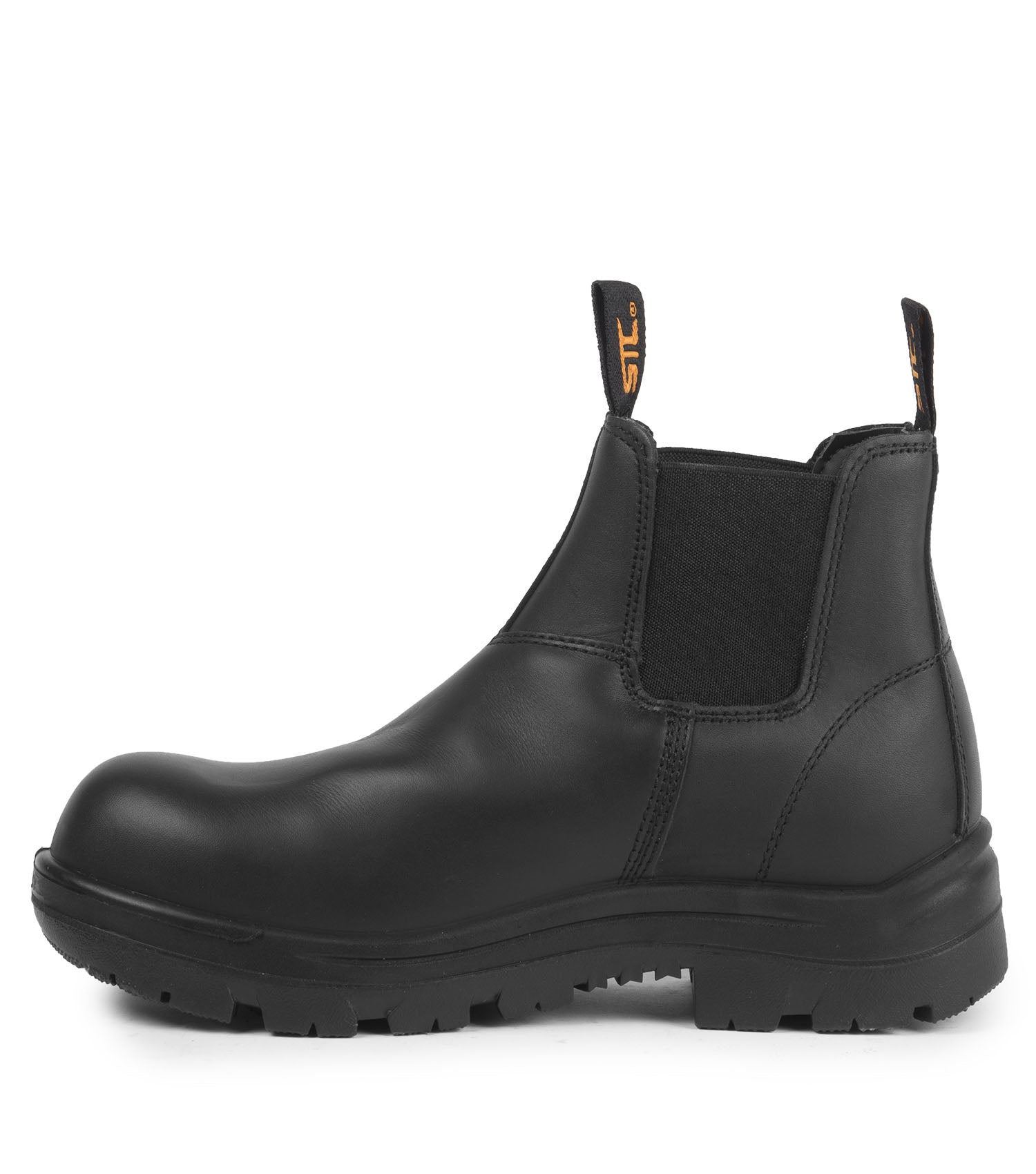 Alarm, Noir | Bottes de travail 6" en cuir sans métal | Vibram TC4+