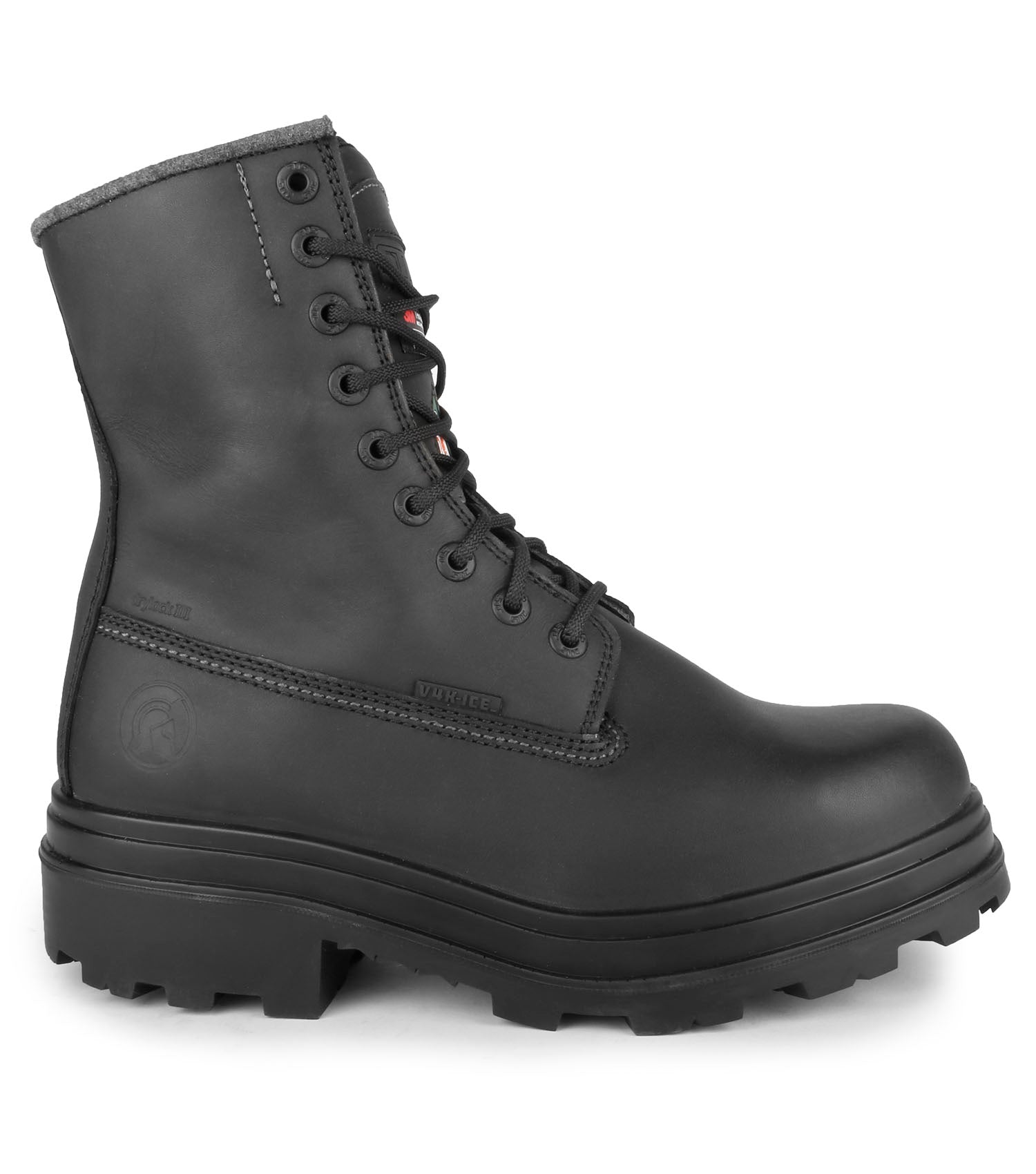 Blitz-Ice, Noir | Bottes de travail 8'' isolées Vibram Artic Grip Pro 