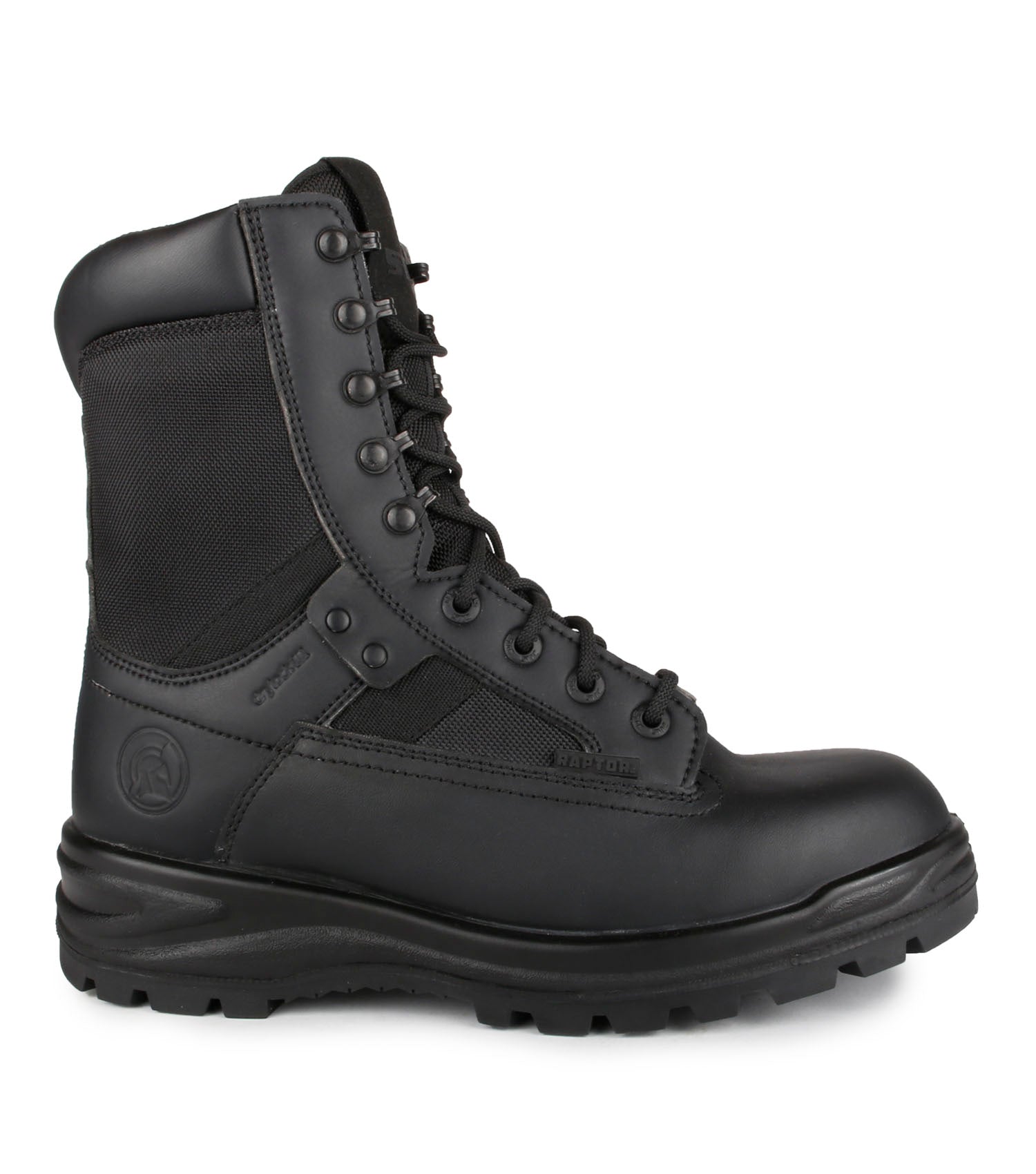 911, Noir | Bottes tactiques 8" imperméables cuir / nylon | Vibram TC4