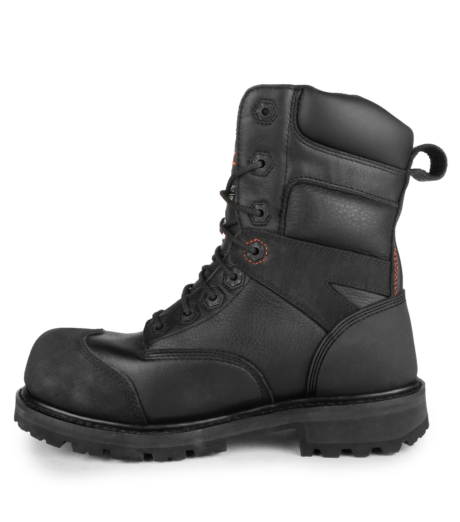 Duncan II, Noir | Bottes de travail 8'' imperméables | Vibram Fire&Ice