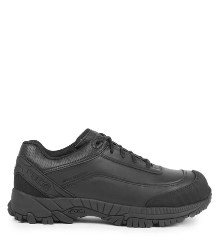 Bruce, Black | Athletic Leather Work Shoes | Vibram TC4+ Outsole