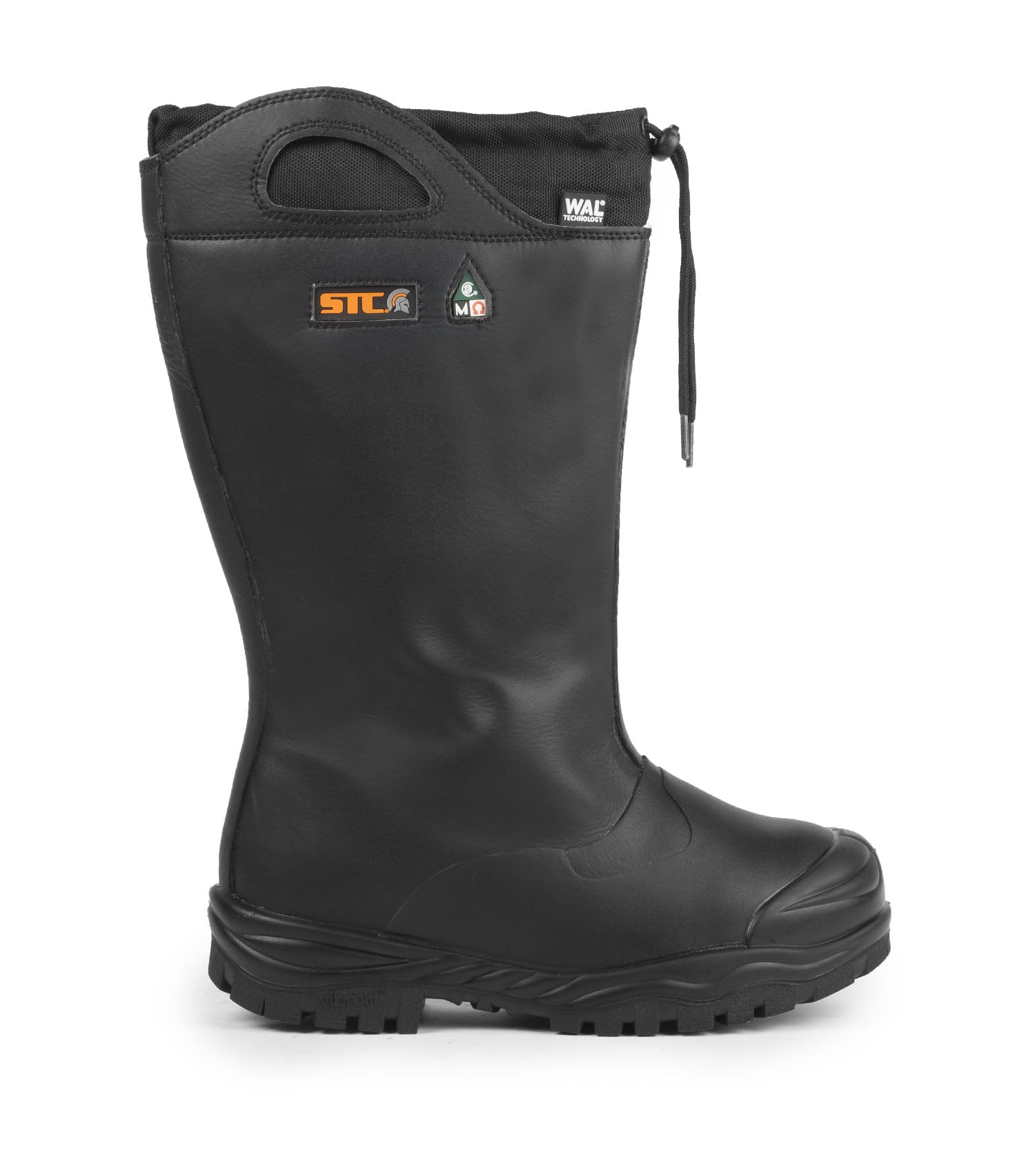 Titanium, Noir | Bottes de travail 14" en microfibre | Vibram Fire&Ice