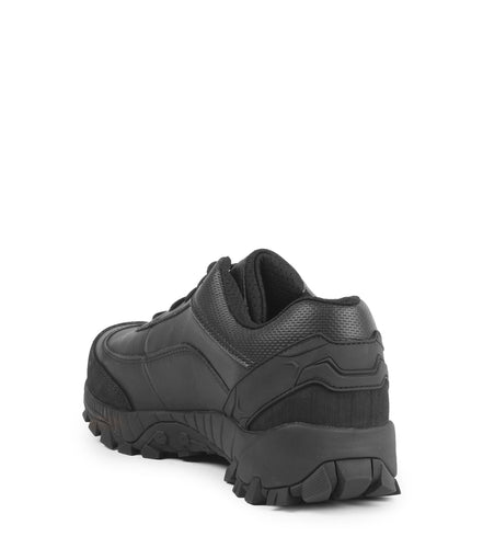 Bruce, Black | Athletic Leather Work Shoes | Vibram TC4+ Outsole