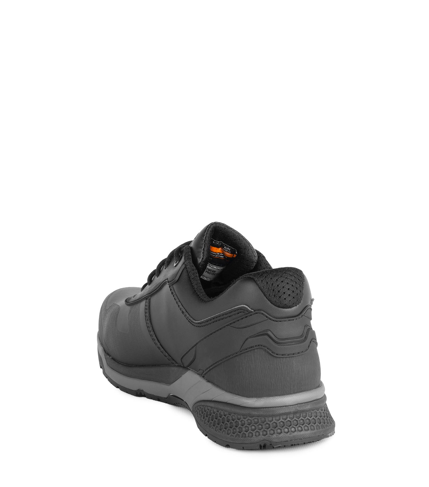 Elite, Black | Vegan Microfiber Metal Free Athletic Work Shoes