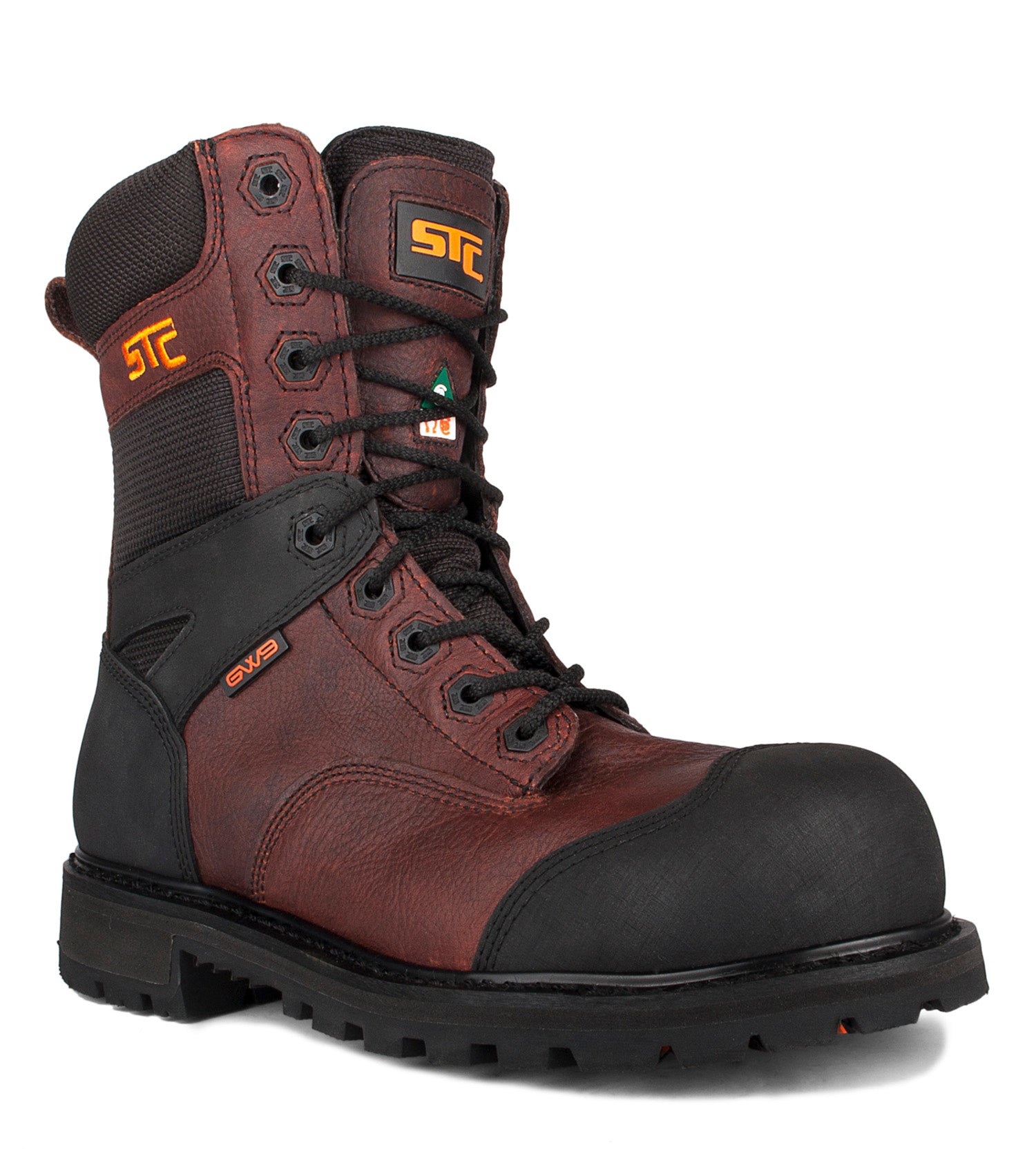 Creston, Brown | 8" Work Boots metal free