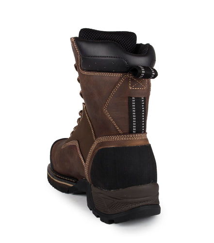 STC Rebel, Brown | 8” Leather Work Boots | Waterproof Membrane | 200 g Thinsulate Insulation