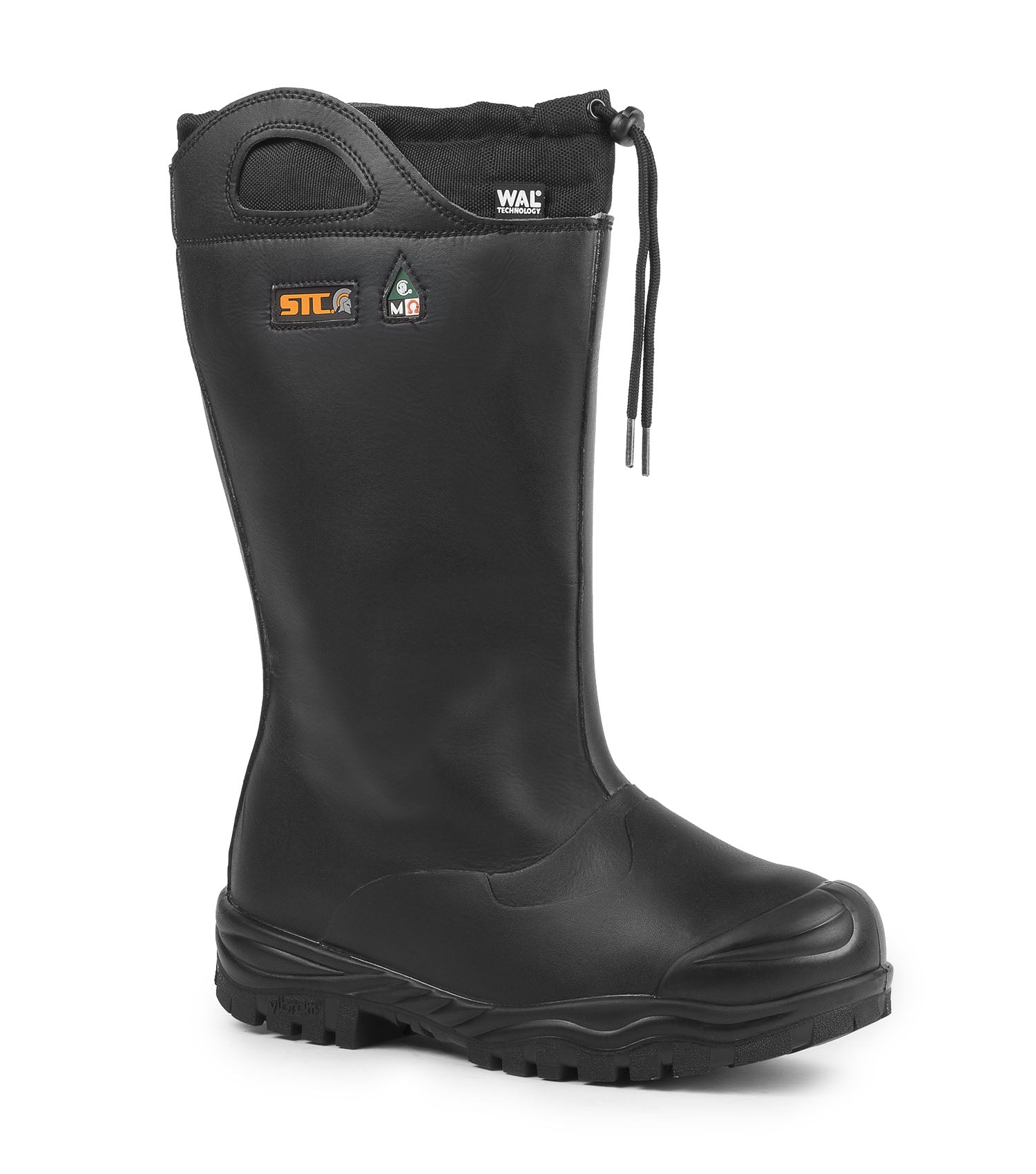 Titanium, Noir | Bottes de travail 14" en microfibre | Vibram Fire&Ice