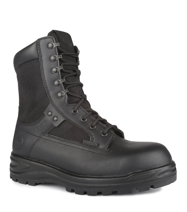 911, Black | 8" Leather & Ballistic Nylon Tactical Boots | Vibram TC4+