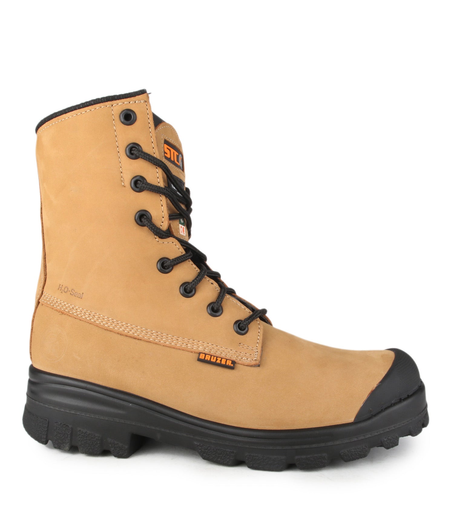 Acrobat, Tan | 8" Water-repellent Leather Work Boots | 200g Insulation