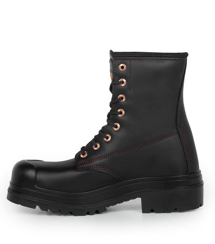 Dawson, Black | 8” Leather Work Boots | TC4+ Vibram Outsole