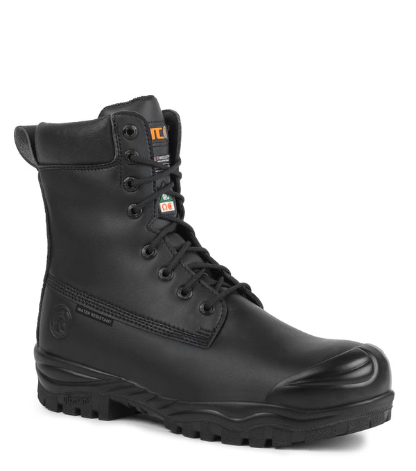 Non leather steel toe boots on sale