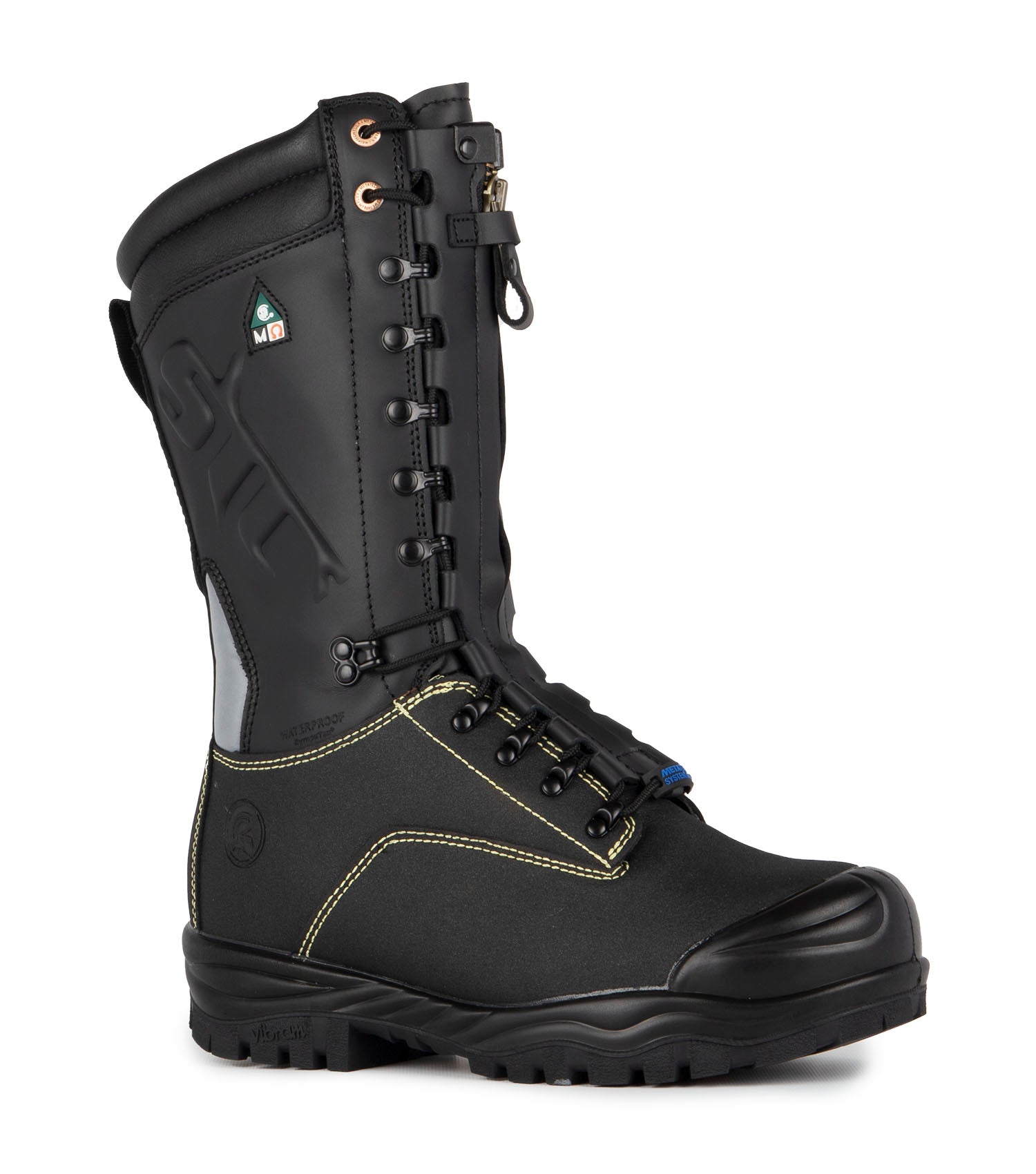 Granite, Black | 14'' Mining Boots | Flexible Metguard Protection