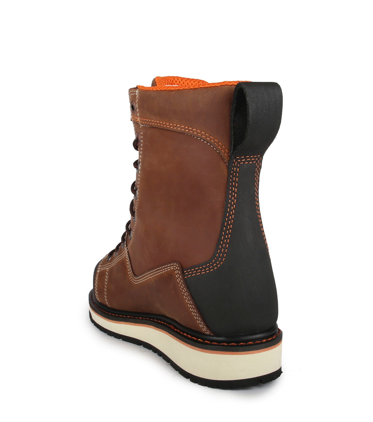 Blacksmith Brown 8 Leather Work Boots Vibram Megagrip Pro