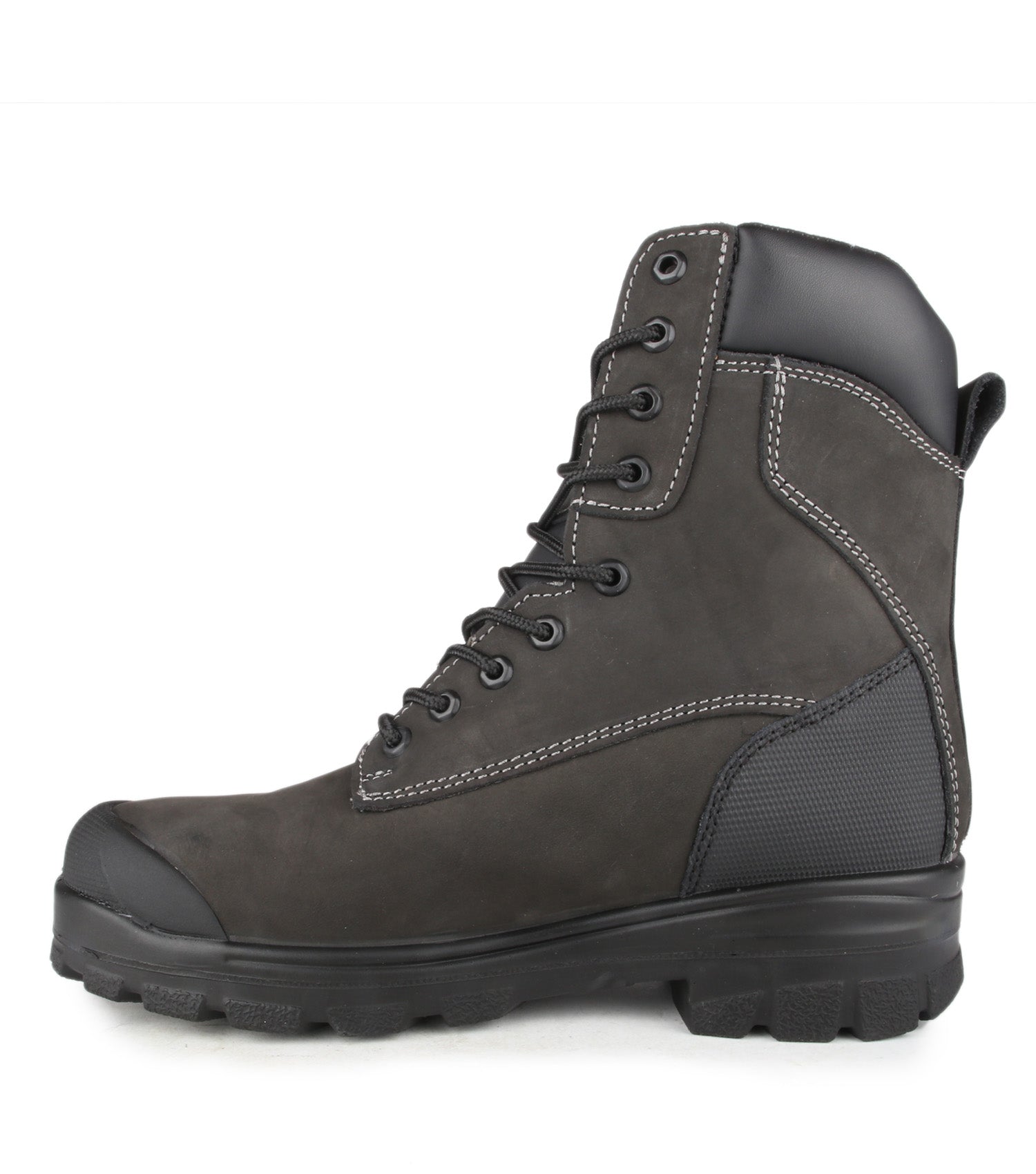 Master, Noir | Bottes de travail 8'' en cuir nubuck 