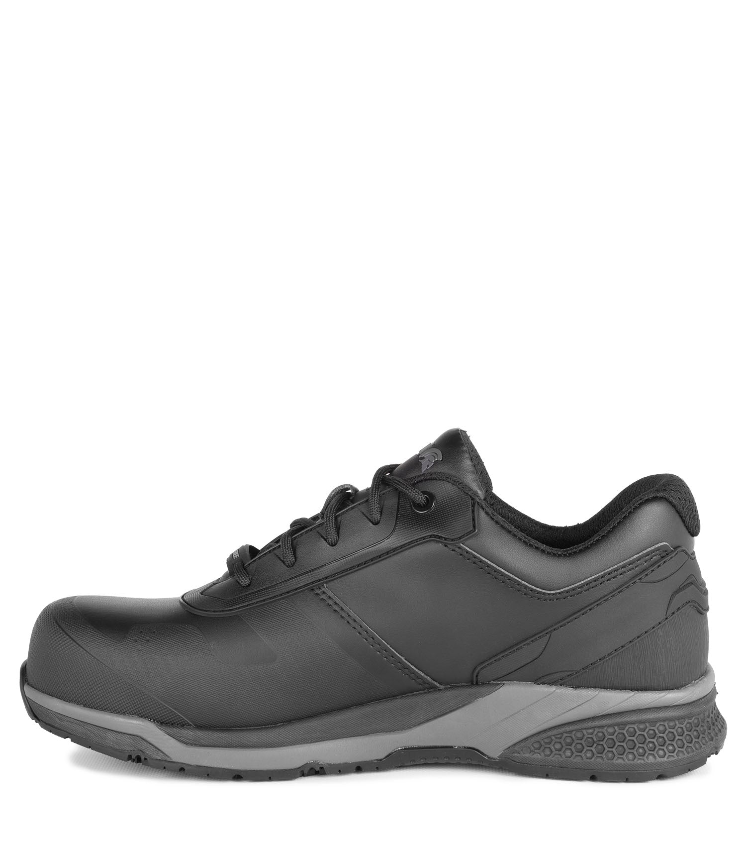 Elite, Black | Vegan Microfiber Metal Free Athletic Work Shoes