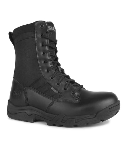 10-4, Black | 8" Lightweight Tactical Leather & Ballistic Nylon Boots