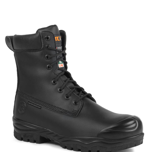 POOLDE／melted boots black Black Punk Goth Mad Max Military Moto Mid Calf 10 Hole