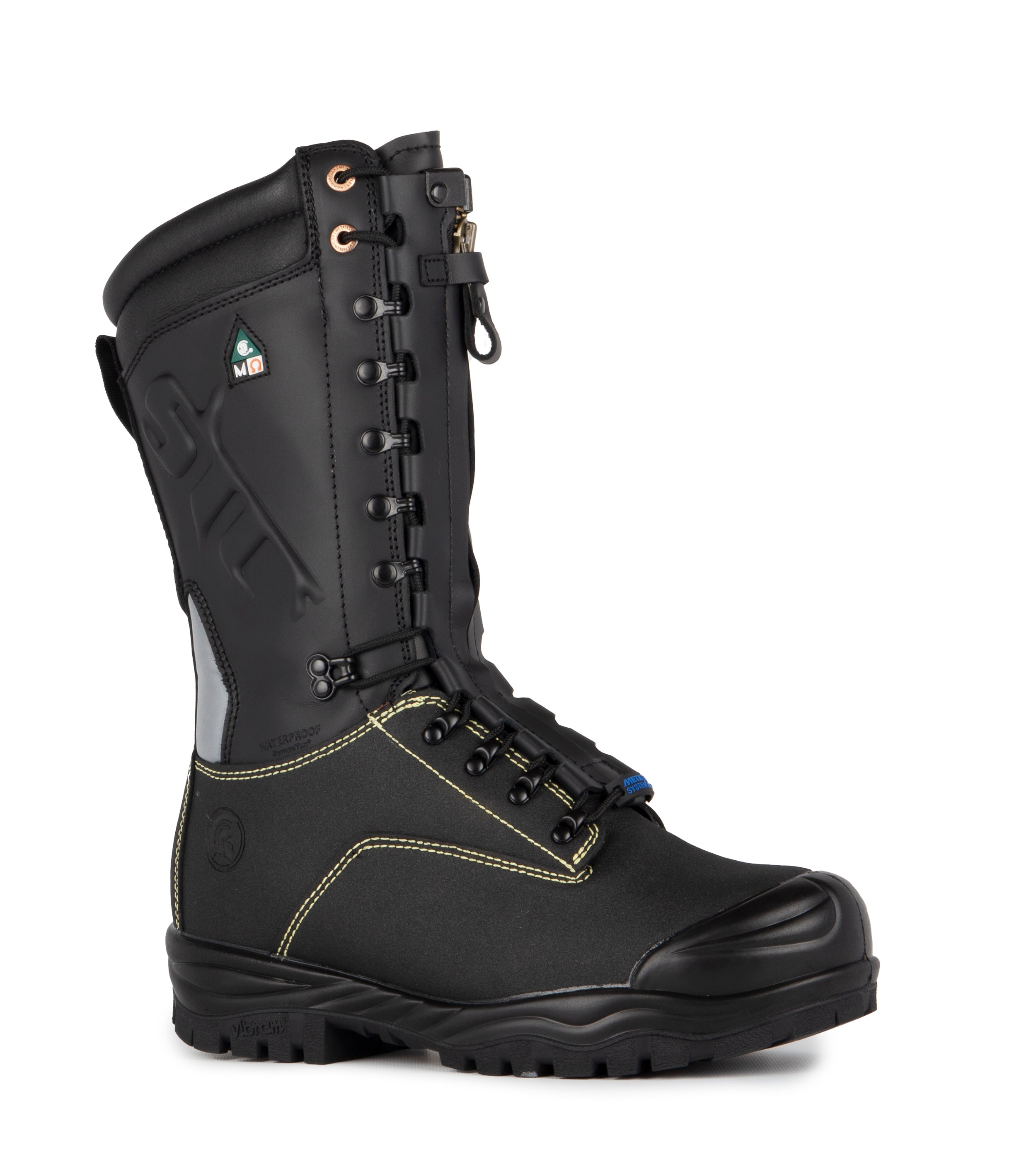 Granite, Black | 14'' Mining Boots | Flexible Metguard Protection