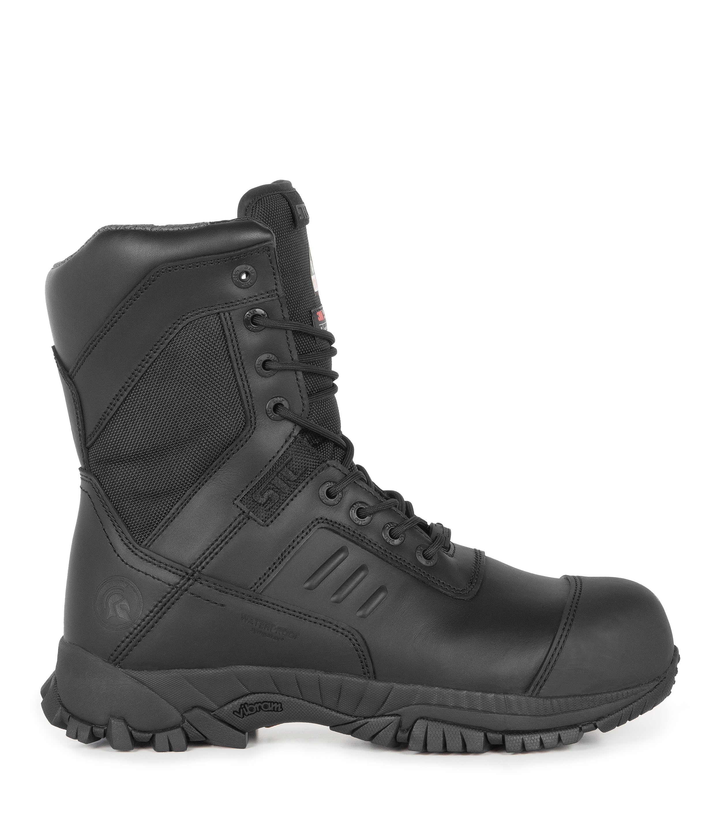 Tactik BT, Black | 8" Waterproof CSA Tactical Boots | with Bumper toe