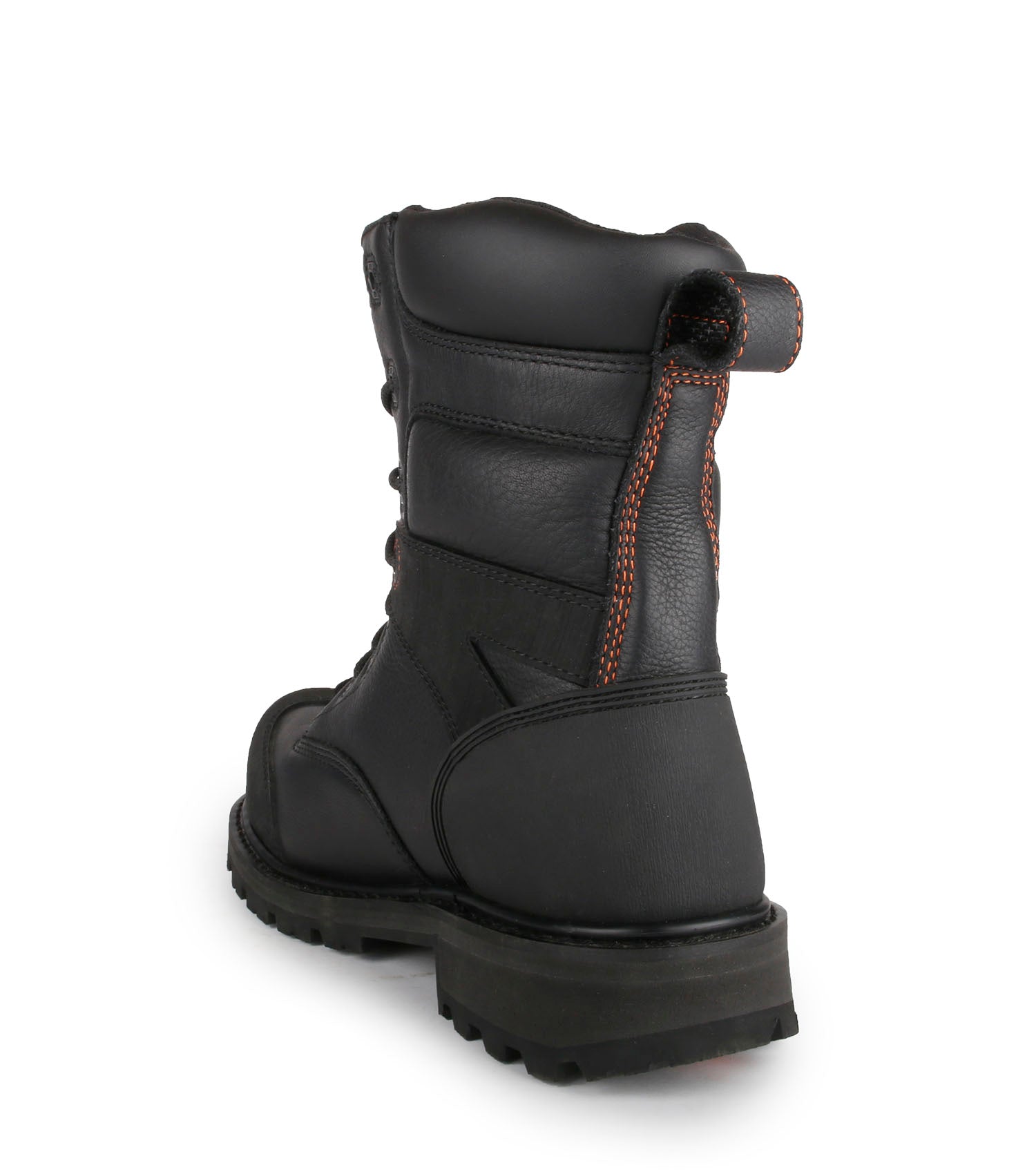 Duncan II, Black | 8” Waterproof Leather Work Boots | Vibram Fire&Ice