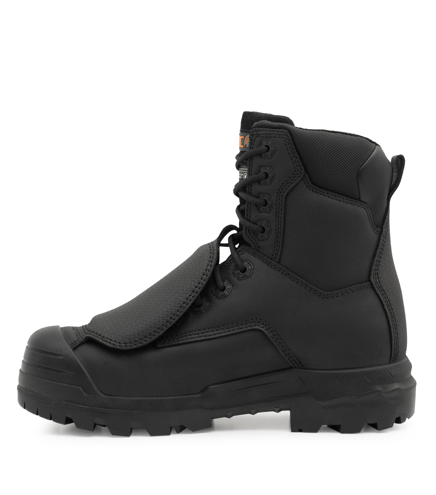 Vulcan, Black | 8'' Work Boots with External Metguard | Vibram TC4+