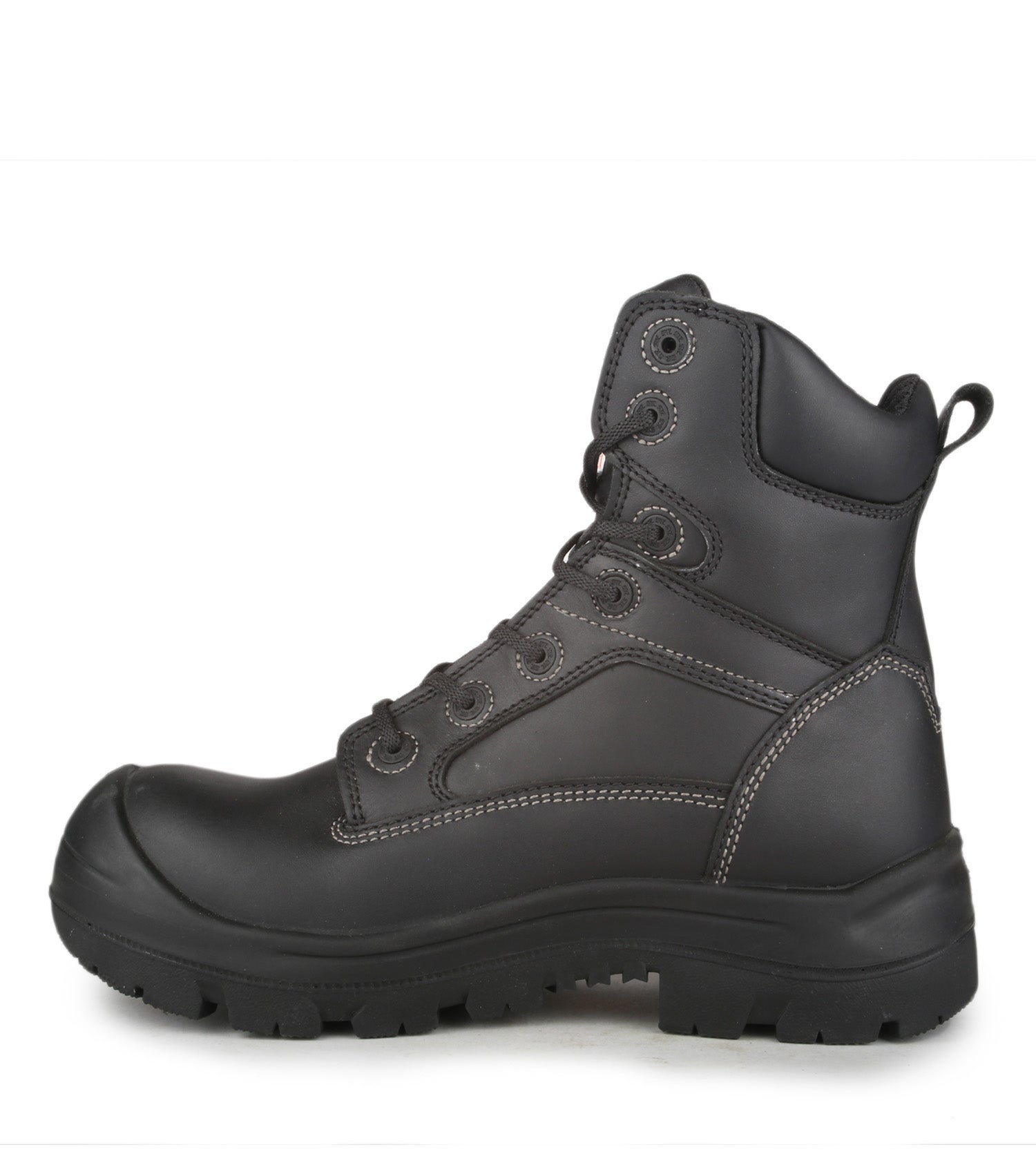 Morgan, Noir | Bottes de travail 8'' en cuir | Semelle Vibram TC4+