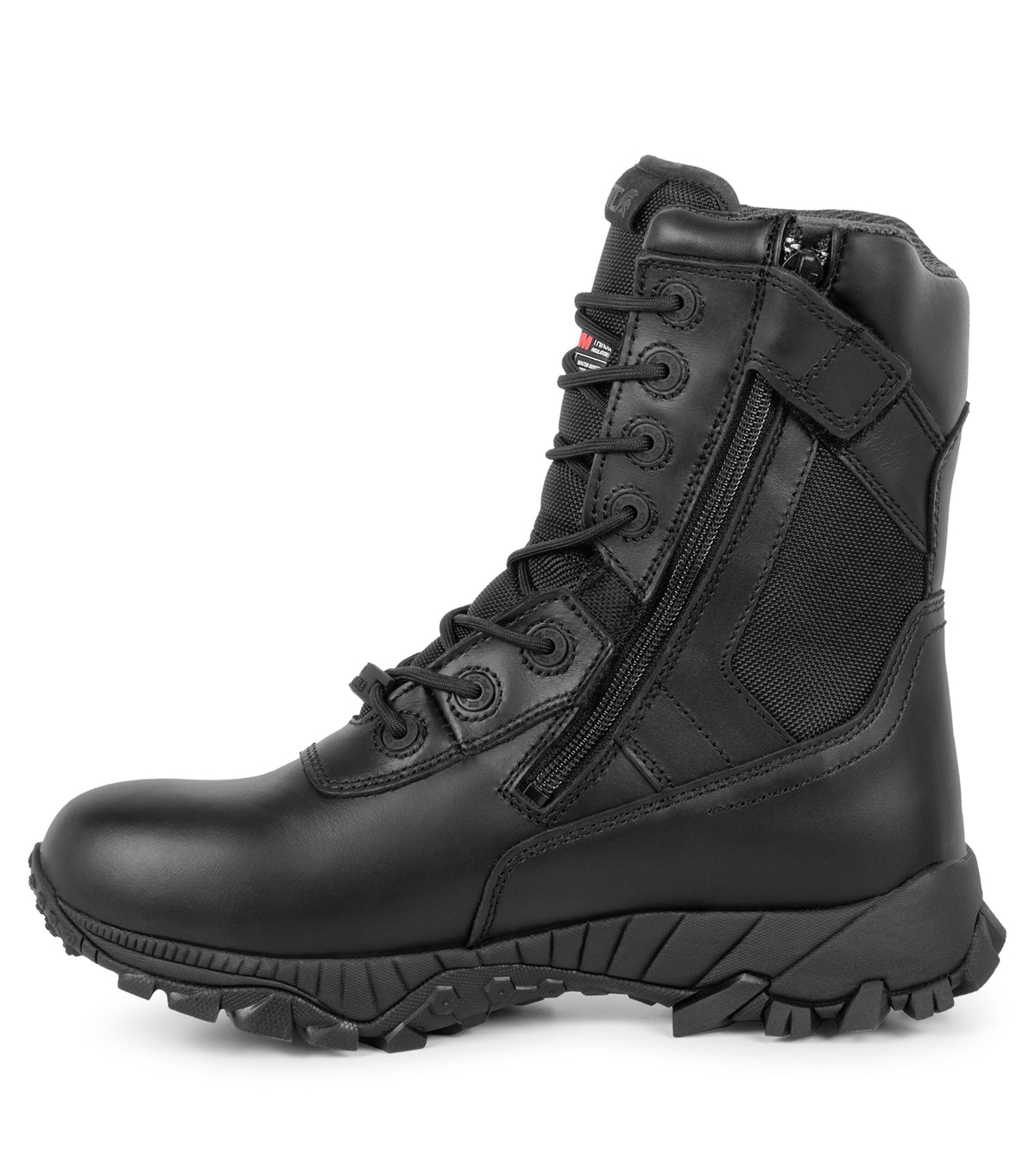 Tactik Soft Toe 200, Noir | Bottes tactiques 8" imperméables | 200g