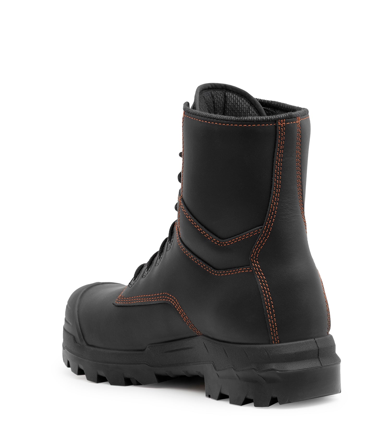 Waston, Black | 8” Metal Free Leather Work Boots | TC4+ Vibram