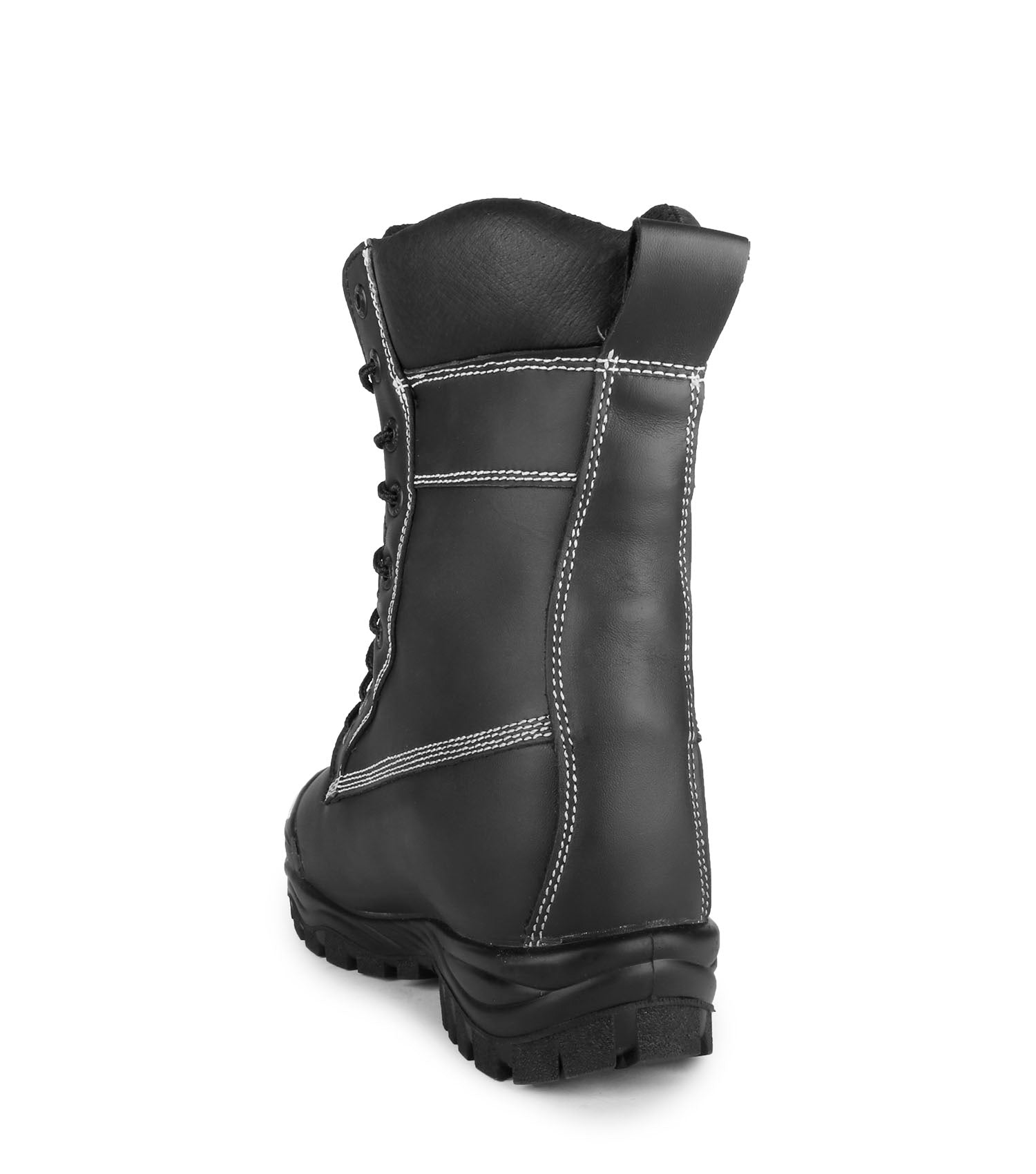Kimberlite, Black | 9" Leather Work Boots | Internal Metguard