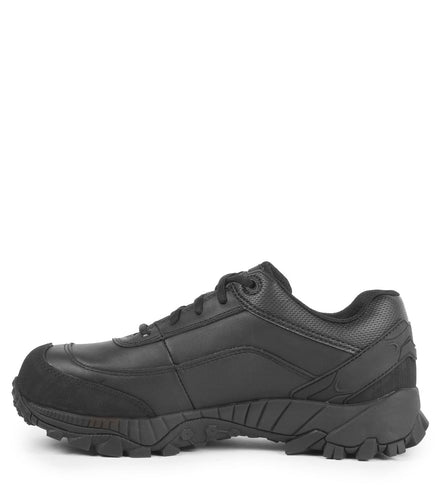 Bruce, Black | Athletic Leather Work Shoes | Vibram TC4+ Outsole