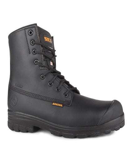 Press, Black | 6'' Leather Work Boots | Metguard Protection